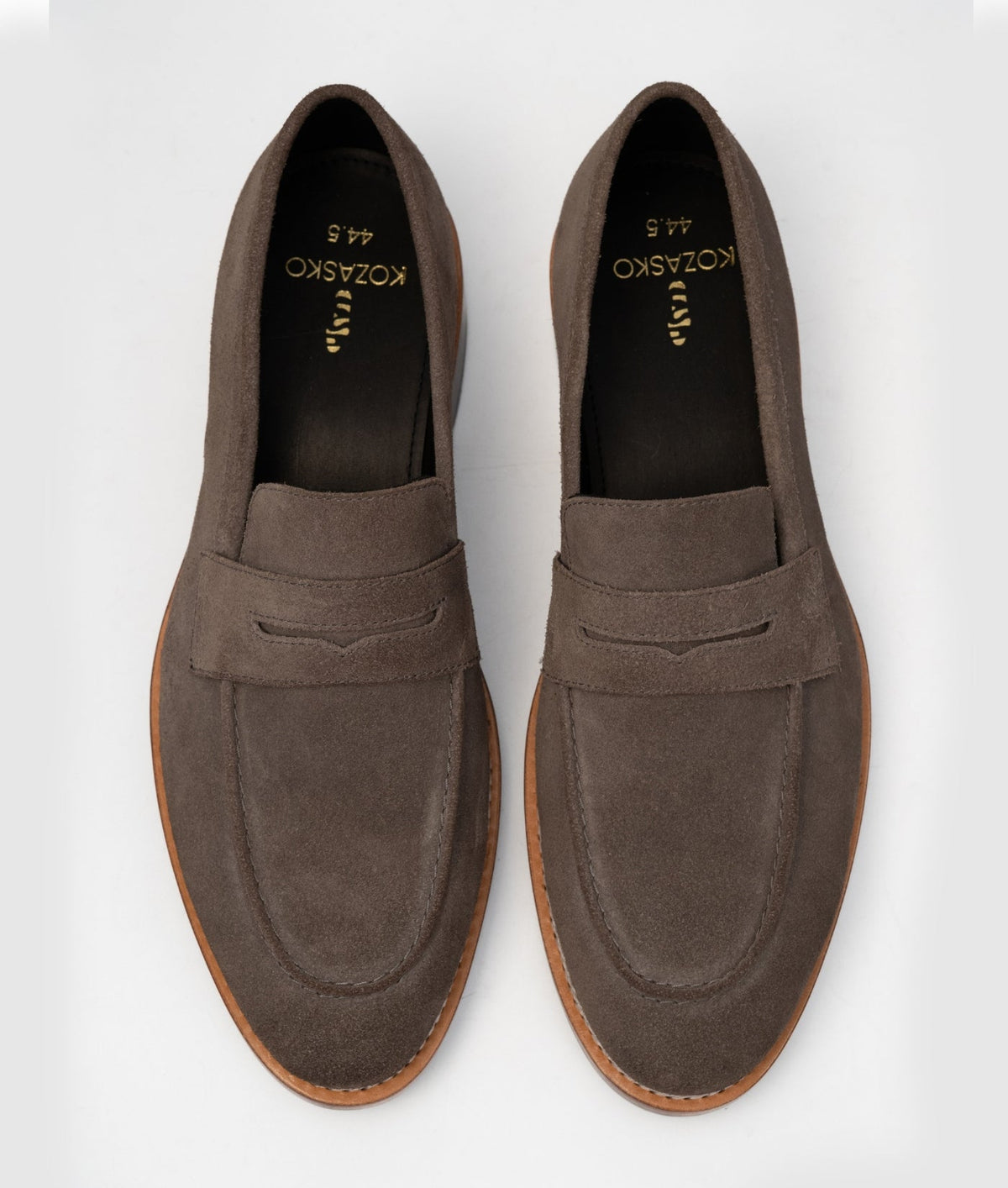 Goodyear Welted Classic Grey Suede Penny Loafer