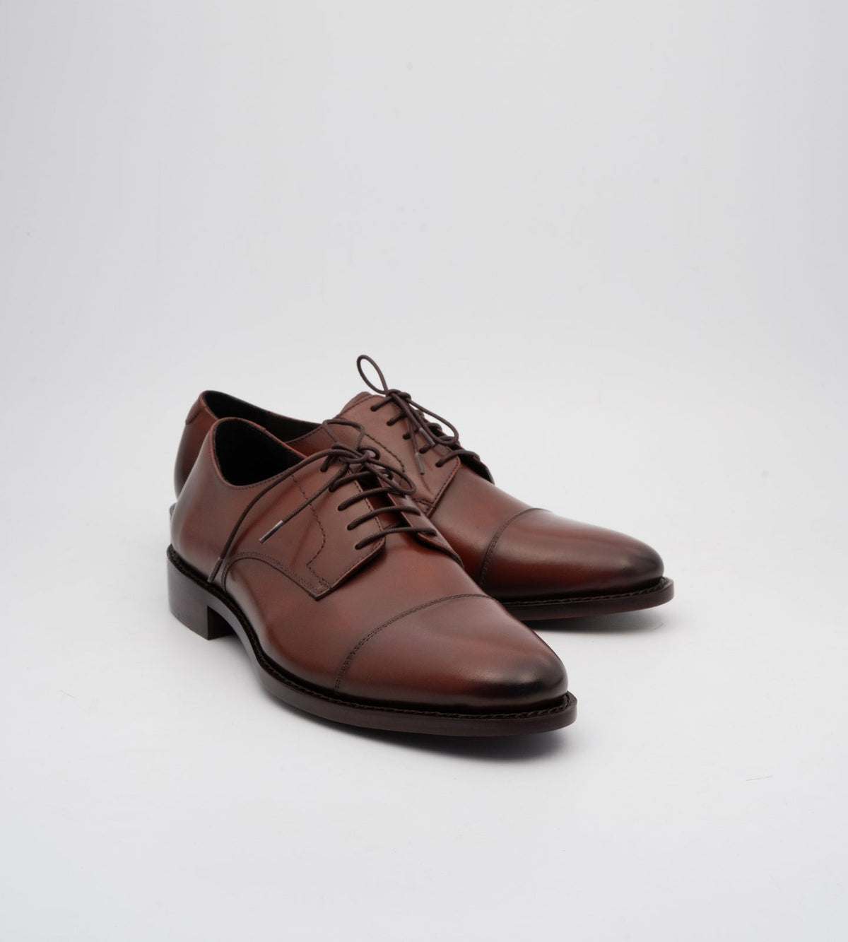 Goodyear Welted Brown Captoe Derby