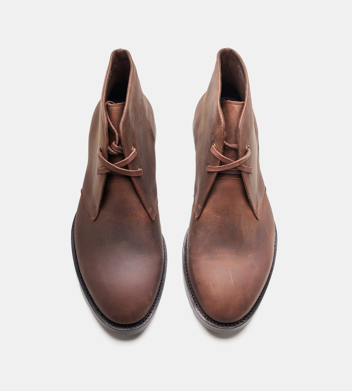 Hand-Welted Oiled Leather Chukka Boot