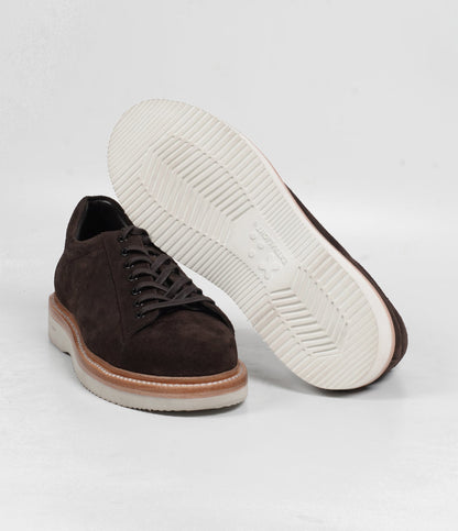 HandWelted Classic Brown Suede Sneaker