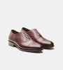 Hand Welted Brown Captoe Oxford with Punches