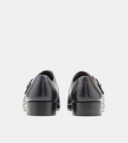 Goodyear Welted Navy Single Strap Monk Shoe