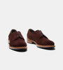 Hand Welted Brown Suede Plain Toe Blucher