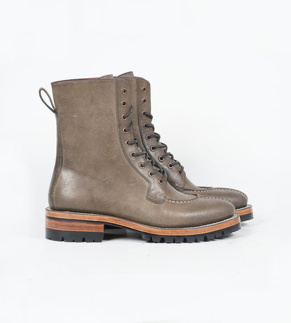 Badalassi Veg Tanned Carlo Pueblo -  Grigio Split Toe Derby Boot