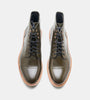 Hand Welted Olive Captoe Boot