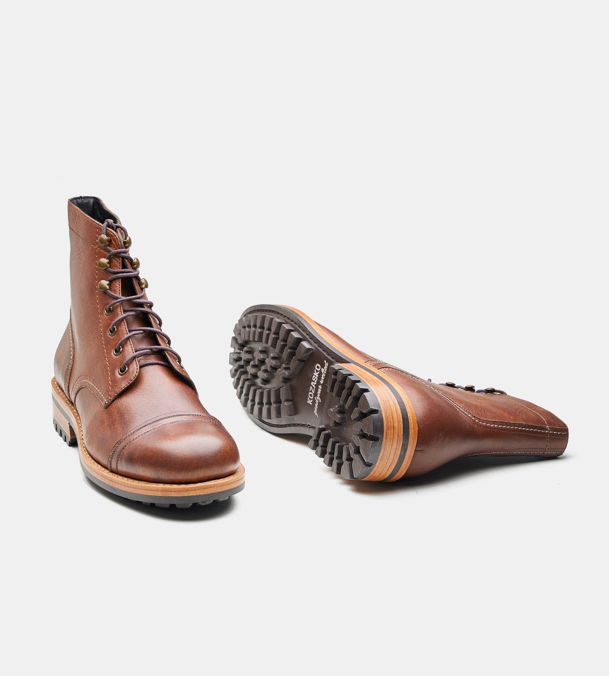 Hand Welted Boaventura Hydro Pull up Work Boot