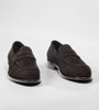 Hand Welted Brown Groupo Mastrotto Suede Penny Loafer