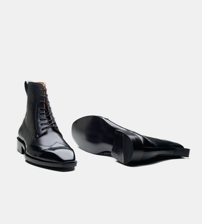 Handwelted Michigan Full Grain Wingtip Dress Boot