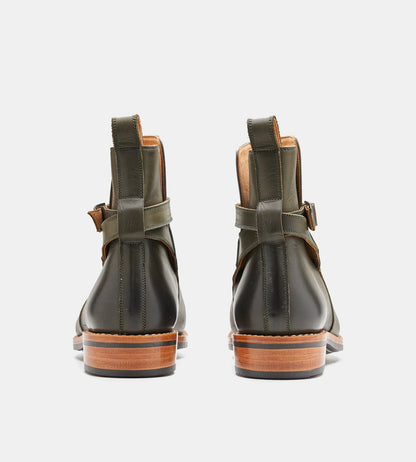 Goodyear Welted Full Grain Olive Jodhpur Boot