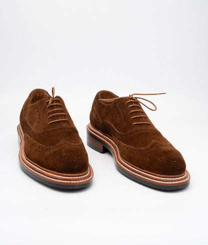 Hand-Welted C.F Stead Suede Wingtip