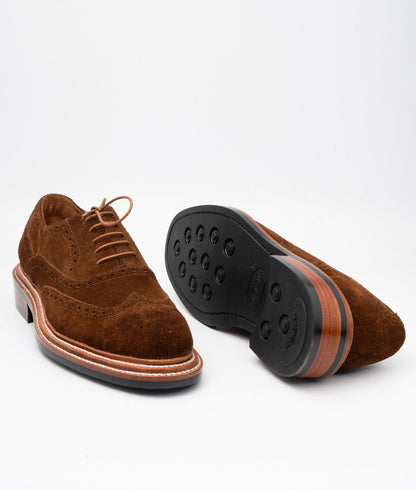 Hand-Welted C.F Stead Suede Wingtip