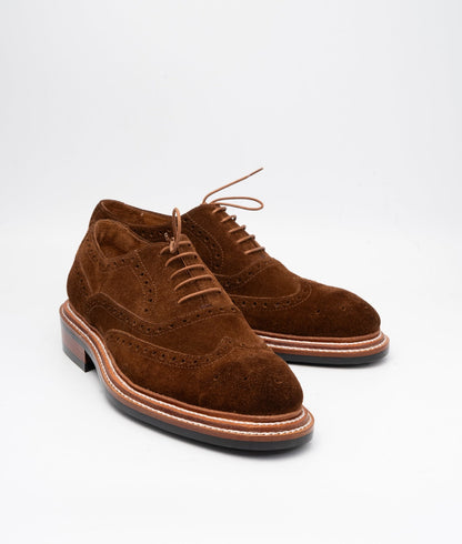Hand-Welted C.F Stead Suede Wingtip