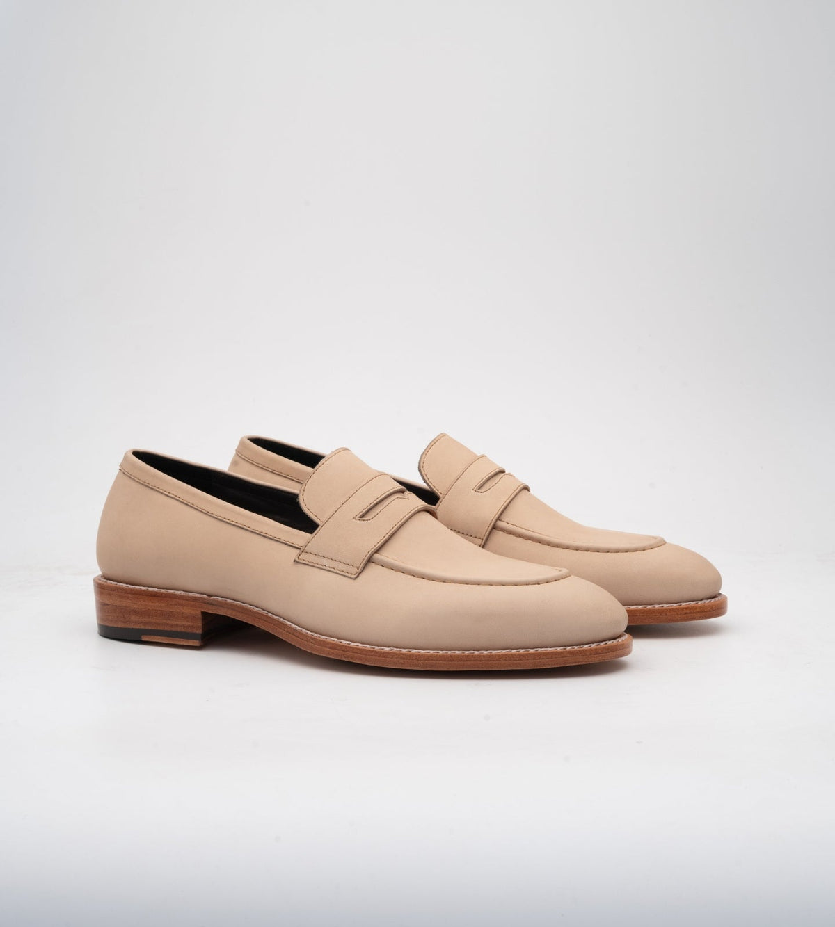 Goodyear Welted Classic off-White Penny Loafers