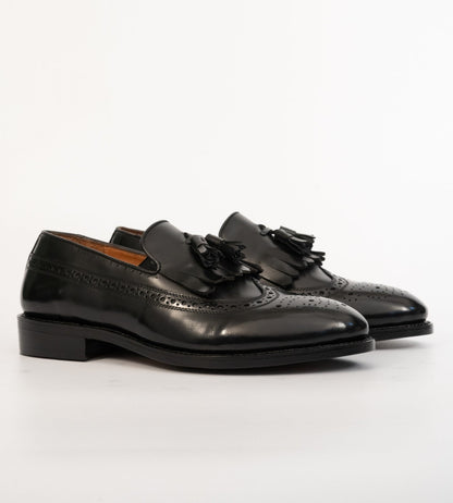 Handwelted Michigan Full Grain Brogue Tassel Loafer