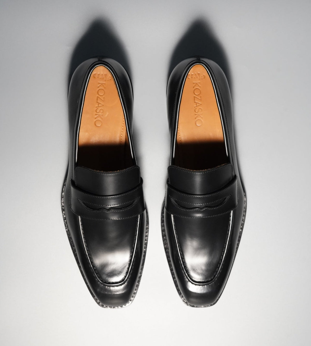 Handwelted Michigan Calf Chisel Toe Penny Loafer