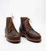 Hand Welted Brown Oiled Leather Moctoe Boot