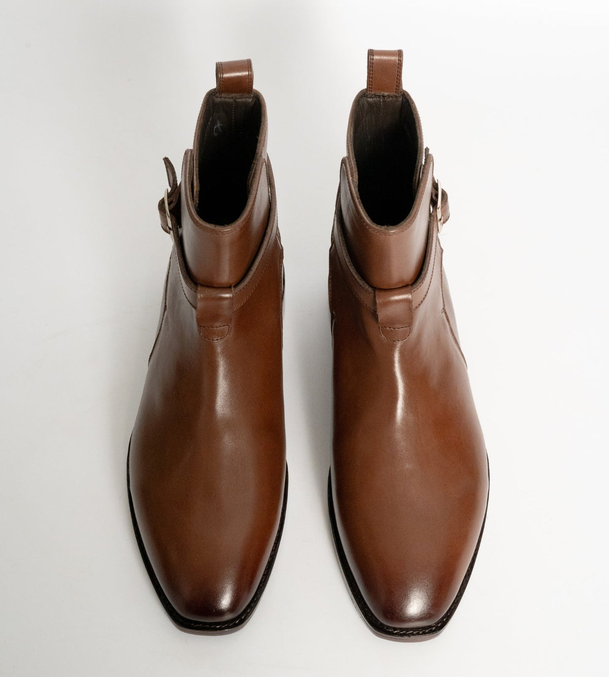 Goodyear Welted Chisel Toe Brown Full Grain Jodhpur Boot