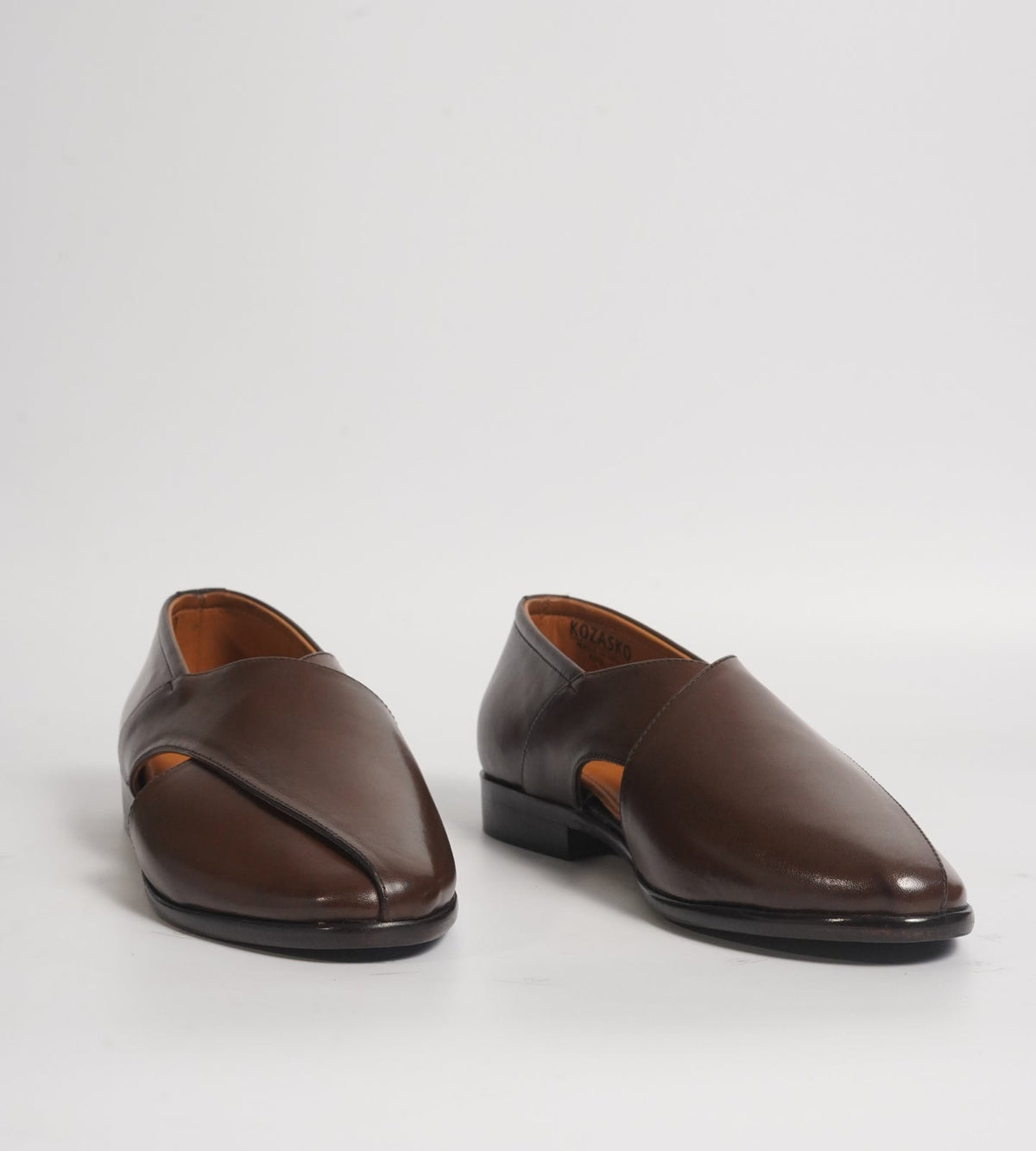 Hand Welted Full Grain Leather Peshawari Shoes