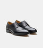 Hand  Welted Black Wingtip Derby Shoe