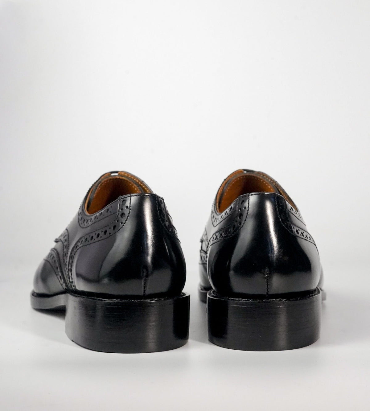 Michigan Black Full Grain Wingtip Derby Brogues