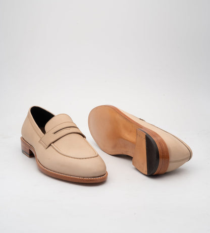 Goodyear Welted Classic off-White Penny Loafers
