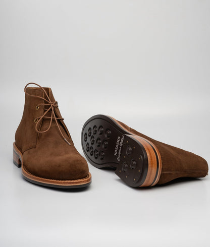 Hand-Welted Go Rain Suede Leather  Chukka Boot