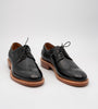 Hand Welted Black Longwing Blucher Shoe