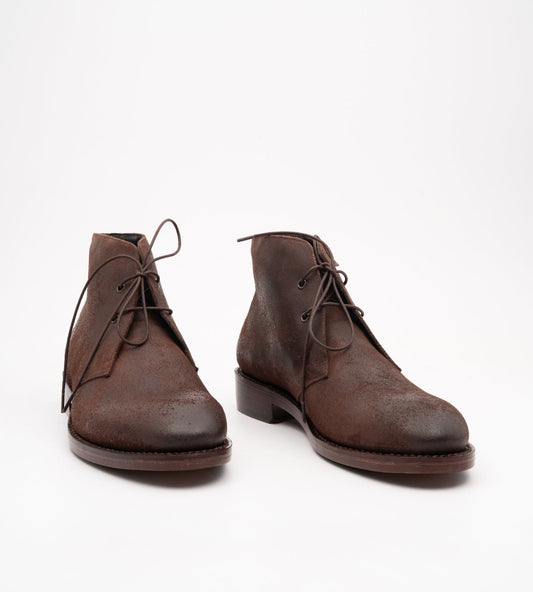 Hand-Welted Roughout Suede Leather Chukka Boot