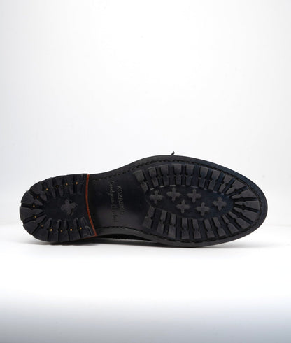 Hand Welted Classic Black Captoe Boot
