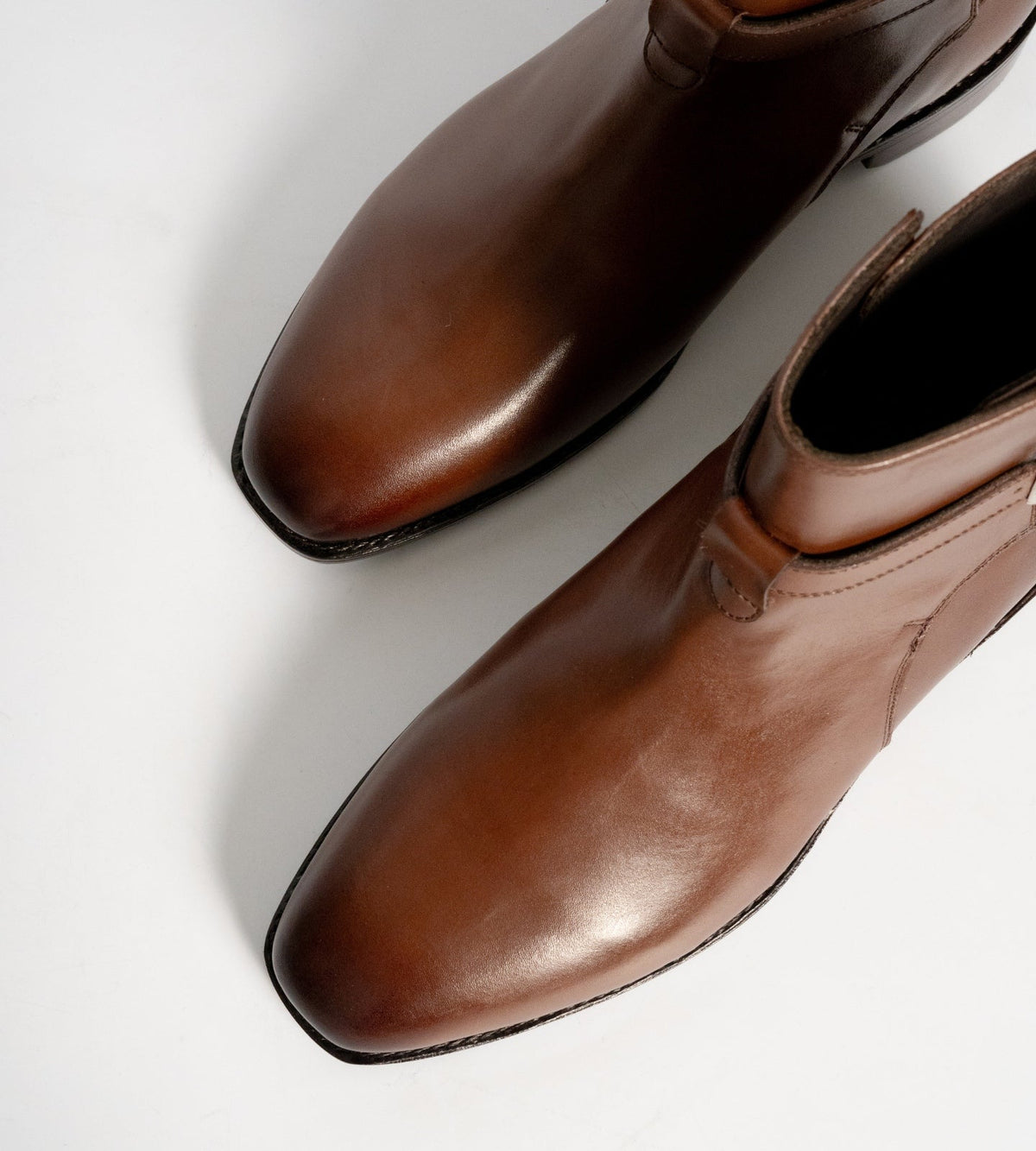 Goodyear Welted Chisel Toe Brown Full Grain Jodhpur Boot