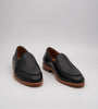 Hand Welted Black Belgian Slip-Ons