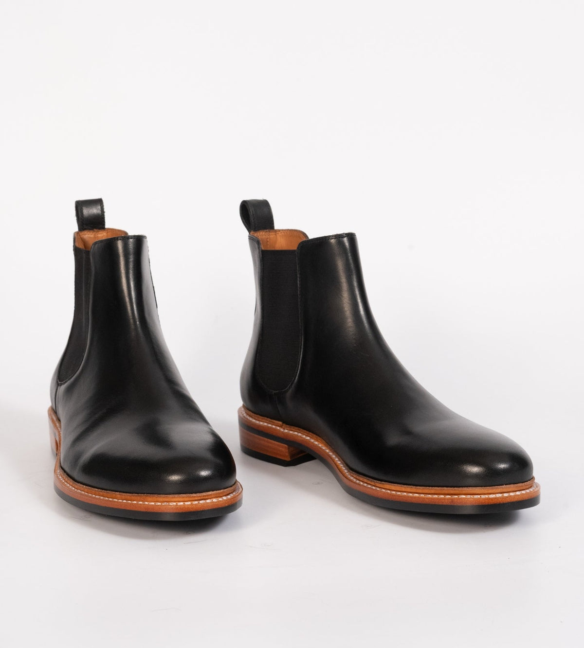 Goodyear Welted Black Chelsea Boot