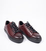 Handmade Classic Burgundy Leather Sneaker