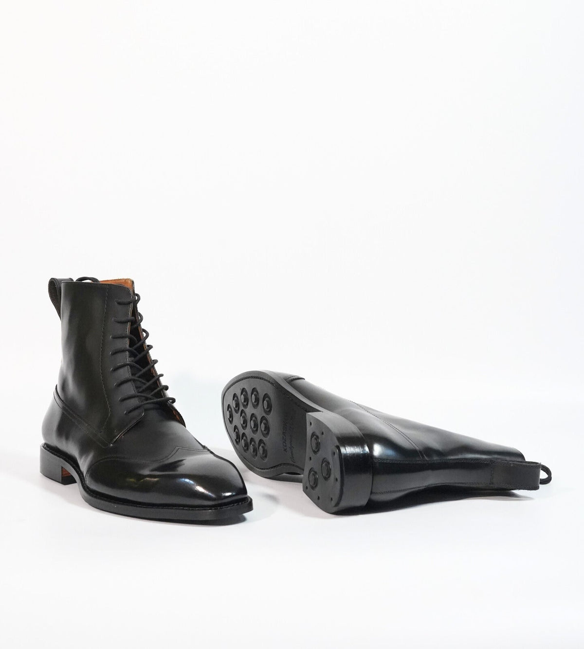 Handwelted Michigan Full Grain Wingtip Dress Boot