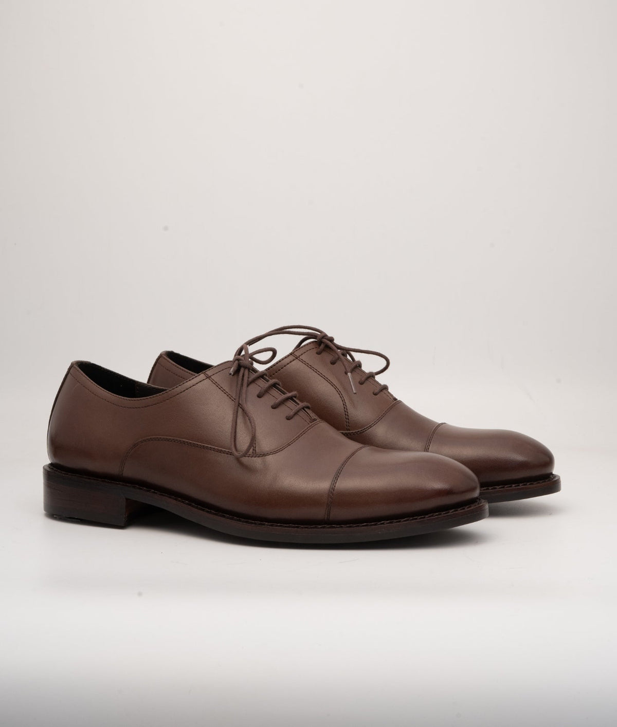 Classic Goodyear Welted Brown Captoe Oxford