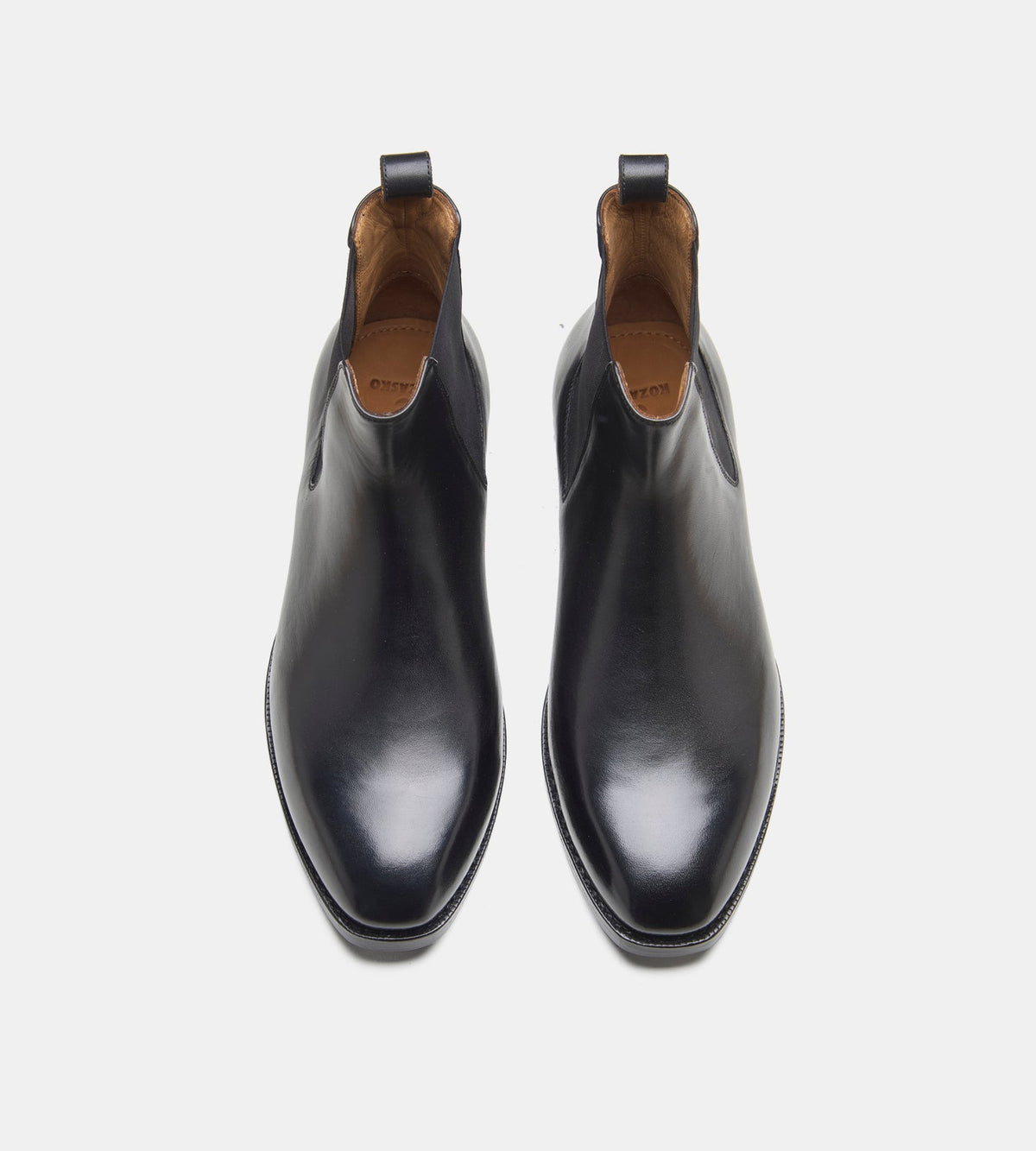 Hand-Welted Wholecut Black Chelsea Boot