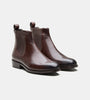 Hand Welted Brown Wholecut Chelsea Boot