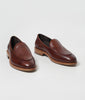 Hand Welted Dual Tone Cognac Belgian Loafer