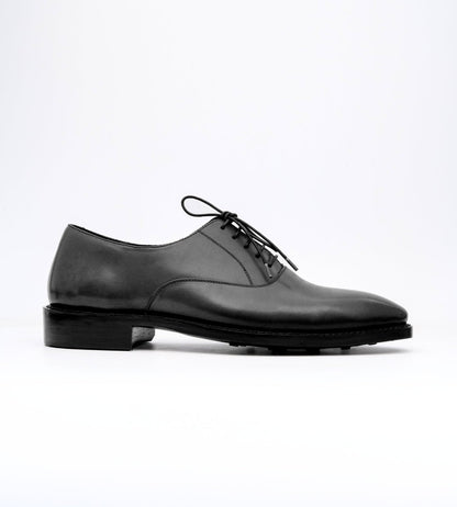 Goodyear Welted Black Chisel Toe Oxfords