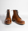 Hand Welted Tan Leather Work Boot