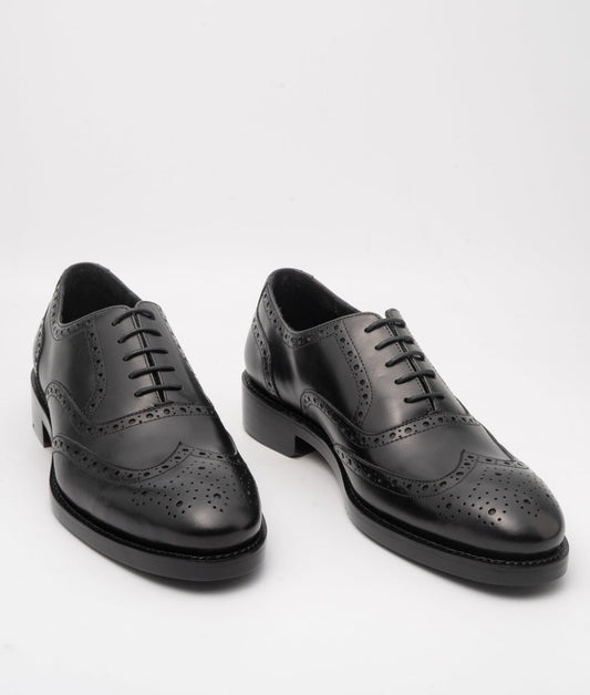 Goodyear Welted Classic Black Wingtip Oxfords