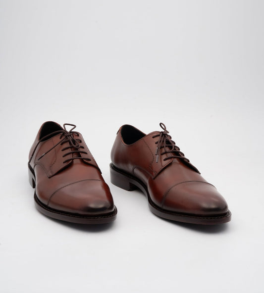 Goodyear Welted Brown Captoe Derby
