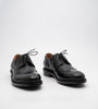 Hand Welted Classic Black Longwing Blucher Shoe