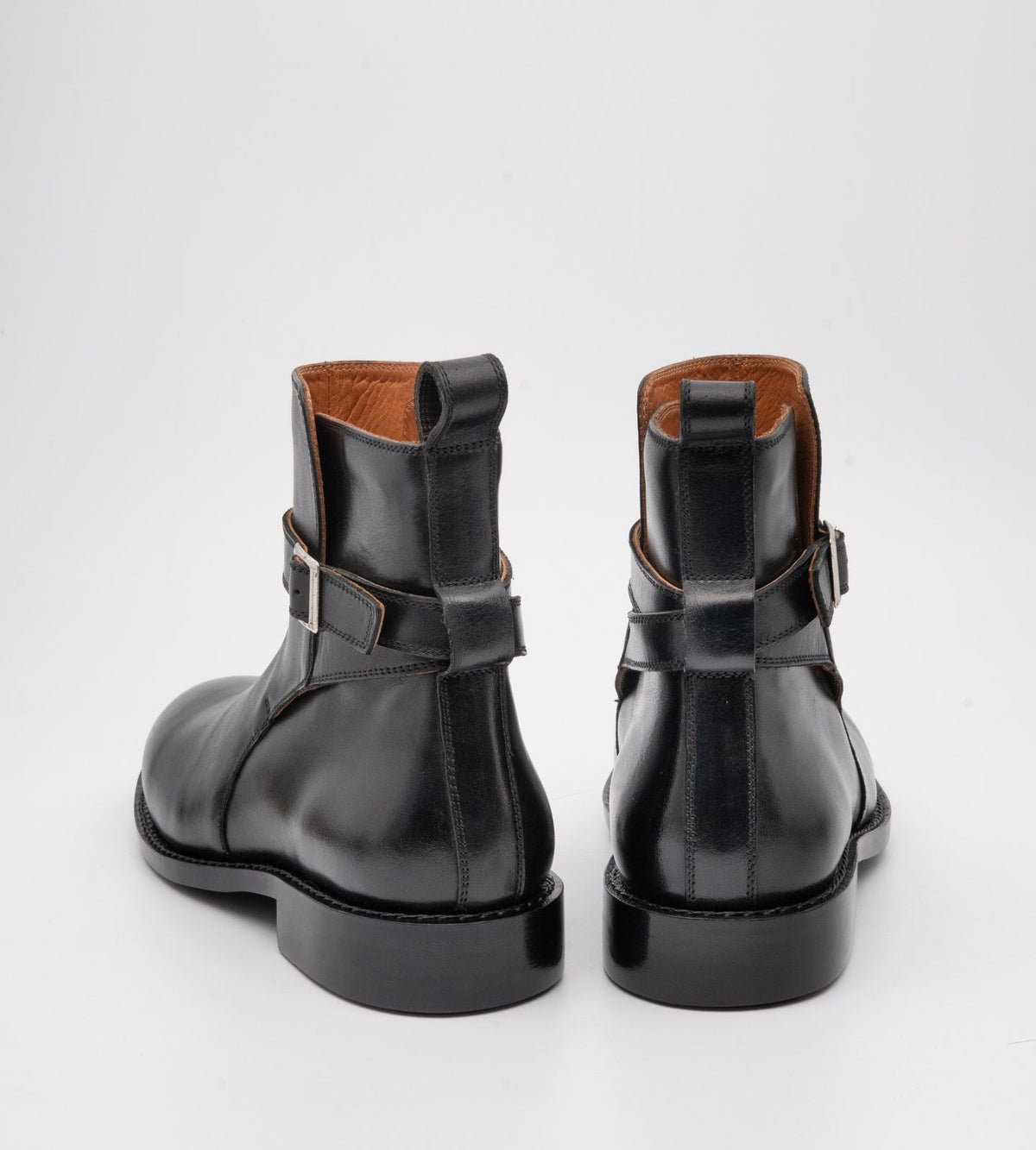 Goodyear Welted Black Full Grain Jodhpur Boot