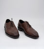 Hand Welted Brown Chisel Toe Oxfords