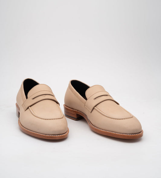 Goodyear Welted Classic off-White Penny Loafers