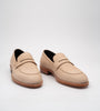 Hand Welted Classic off-White Penny Loafers