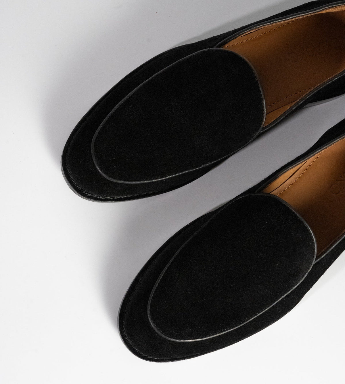Goodyear Welted Black Suede  Belgian Loafer