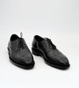 Hand Welted Black Chisel Toe Oxfords