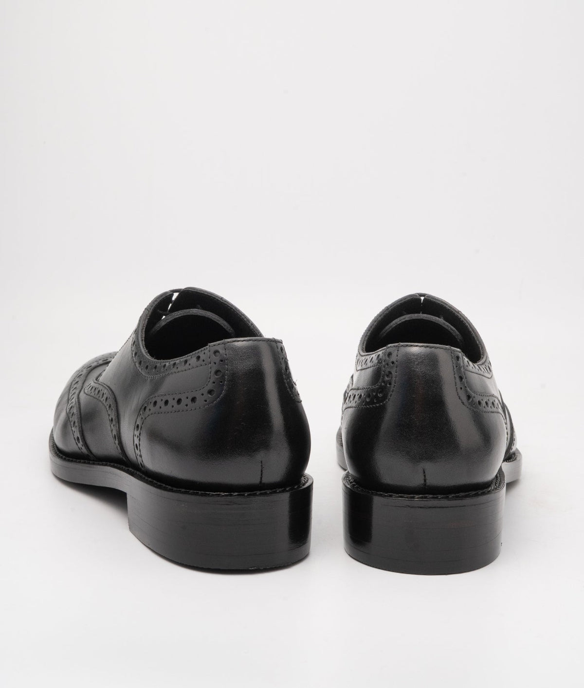 Goodyear Welted Classic Black Wingtip Oxfords